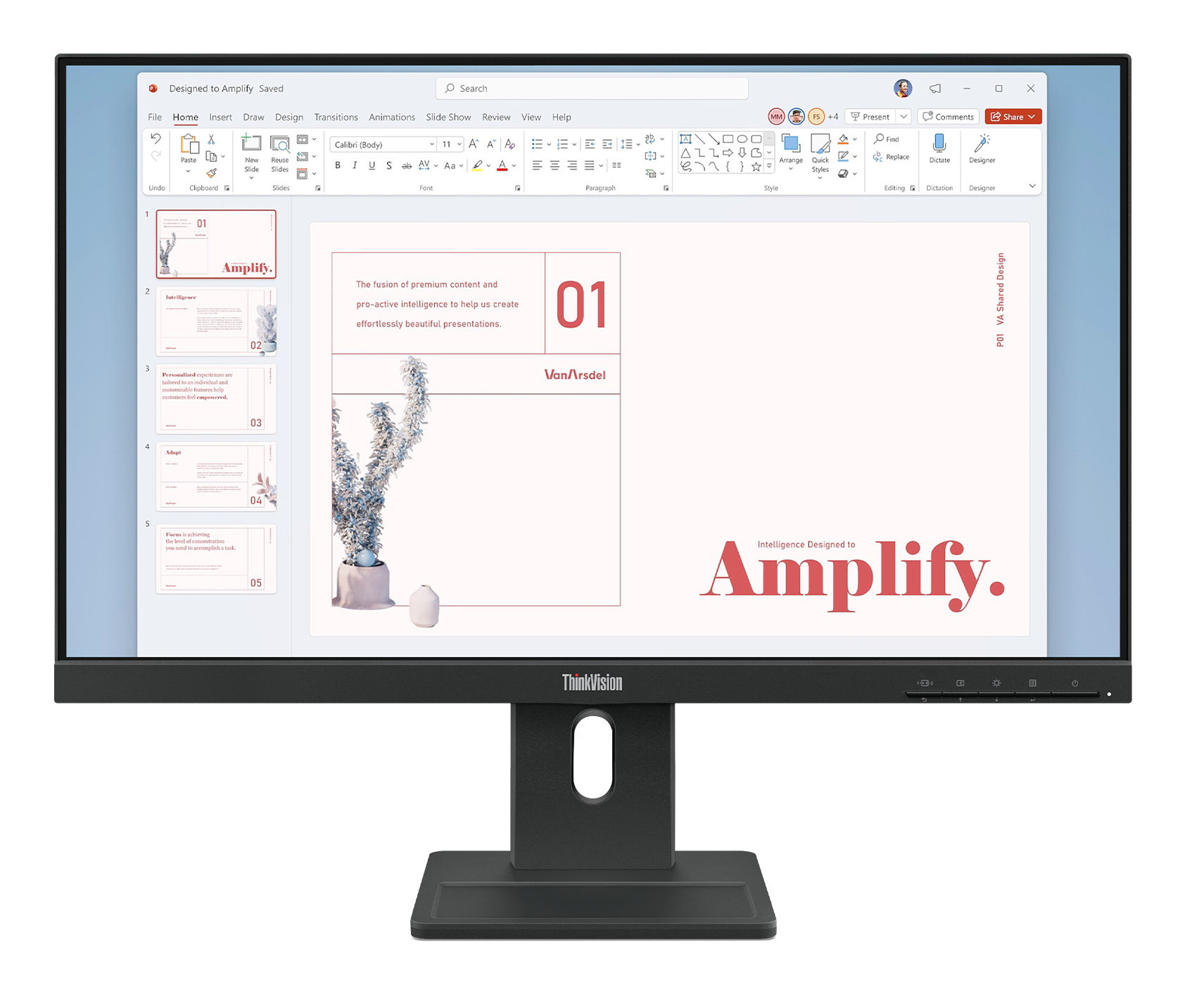 LENOVO THINKVISION E24-40 23.8-inch FHD Monitor - 64BAMAT1UK