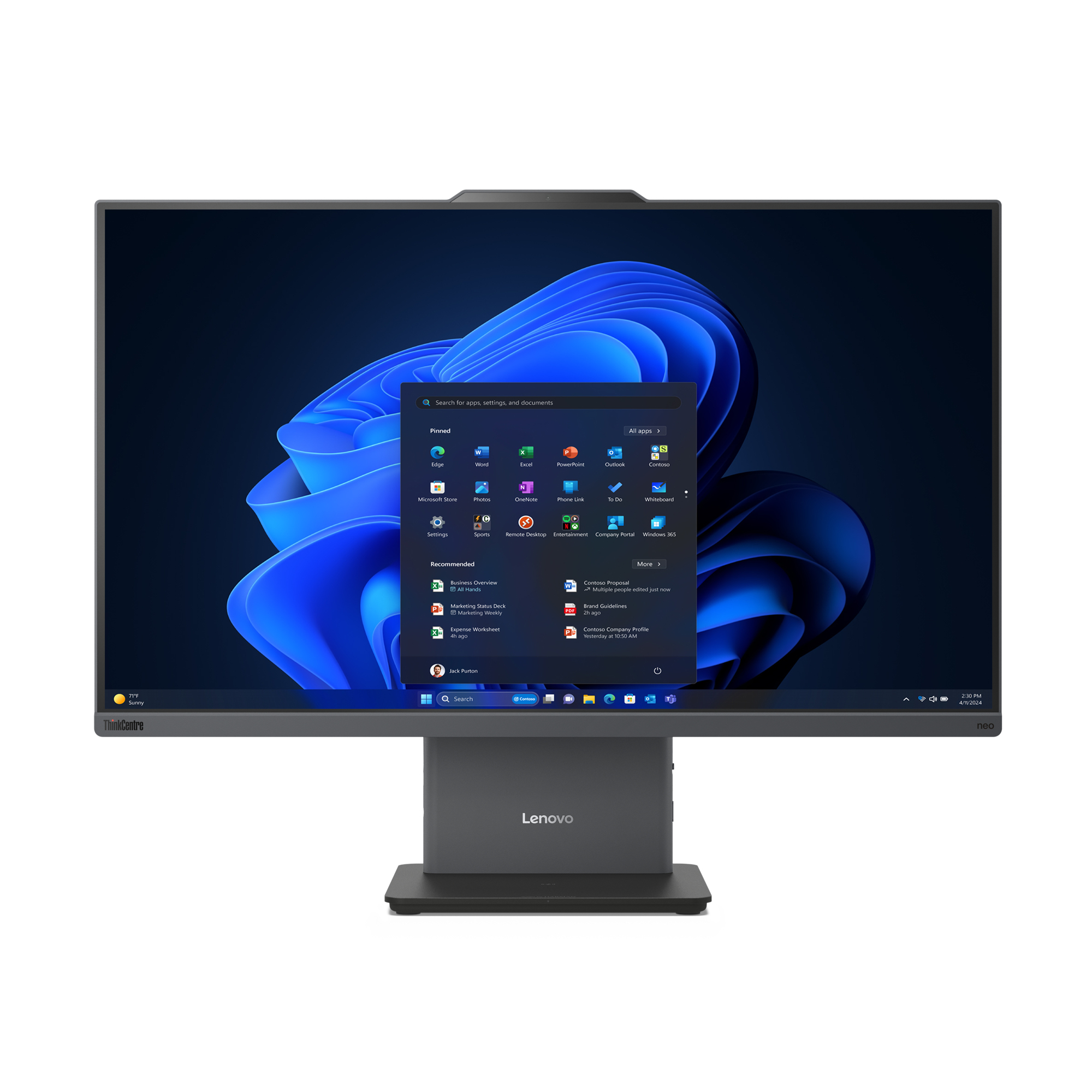 LENOVO THINKCENTRE NEO 50A 27 GEN 5, Core i7 13620H (13th Gen), 8GB DDR5, 512GB SSD, 27-inch FHD Model Number: (12SA000CUM)